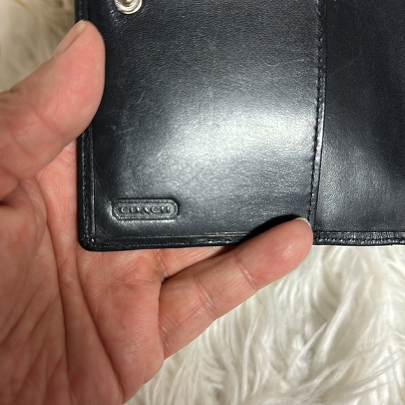 Coach‎ y2k signature C wallet 2 compartment inside zip card holder *callouts* - Picture 8 of 10
